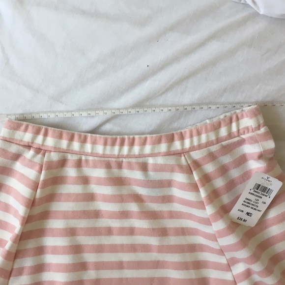 NWT Blush Pink and White Striped WINDSOR Skirt - Picture 4 of 4